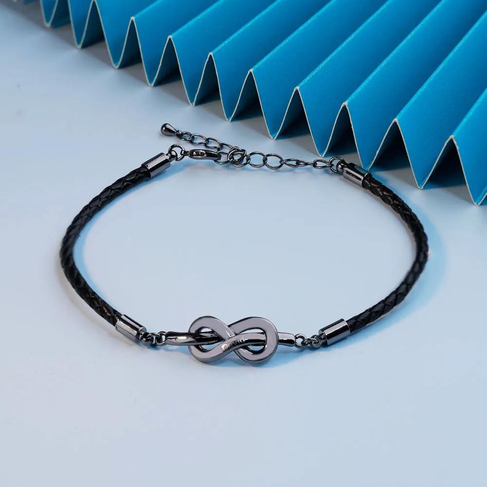 Infinity Knot Name Bracelet