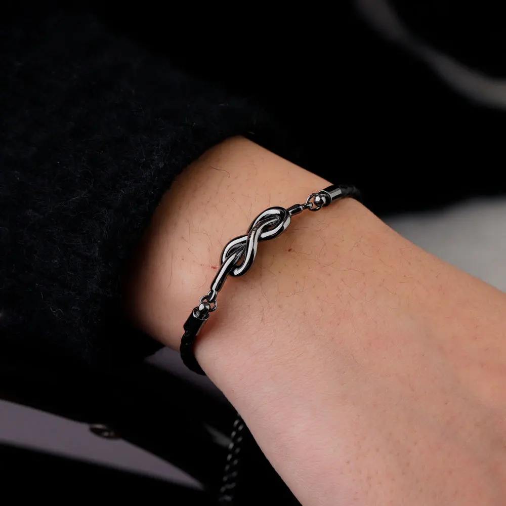 Infinity Knot Name Bracelet