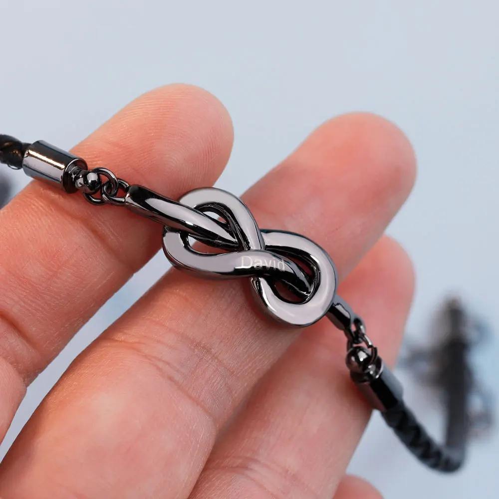 Infinity Knot Name Bracelet